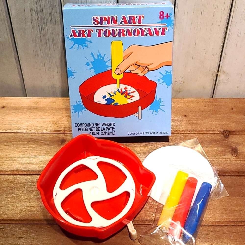GAME CRAFT Spin Art Abstract Fun for age 8 to adult - craft paint art @ …
